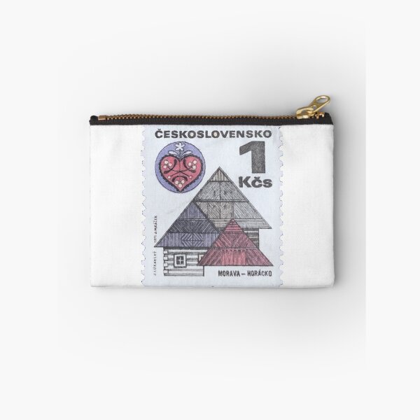 Item preview, Morava House Czech Republic Slovakia Vintage Postage Stamp designed and sold by red-amber65.