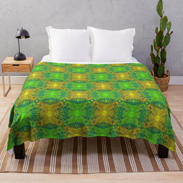 Item preview, Oak King, Bohemian Arabesque Pattern, Yellow Green  designed and sold by Julia Khoroshikh.