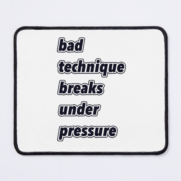 Item preview, bad technique breaks under pressure designed and sold by Oberlaender.