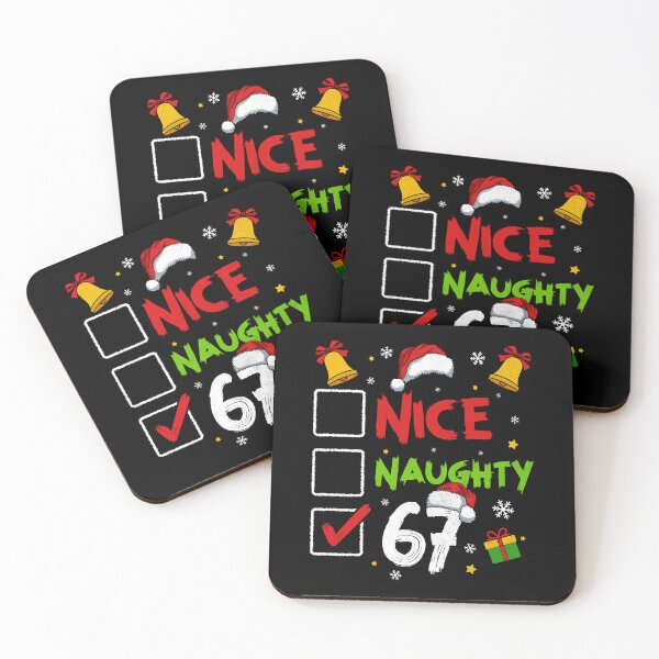 Item preview, Funny Six Seven Meme Christmas List Nice Naughty 67 designed and sold by AdelinaPi.