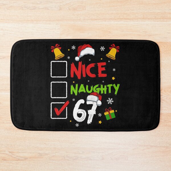 Item preview, Funny Six Seven Meme Christmas List Nice Naughty 67 designed and sold by AdelinaPi.