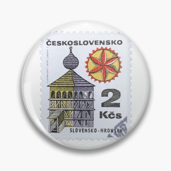 Item preview, Slovensko Tower Czech Republic Slovakia Vintage Postage Stamp designed and sold by red-amber65.