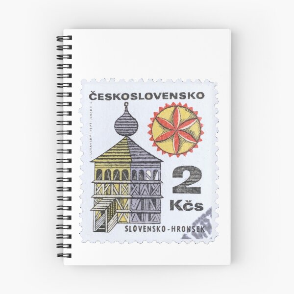 Item preview, Slovensko Tower Czech Republic Slovakia Vintage Postage Stamp designed and sold by red-amber65.