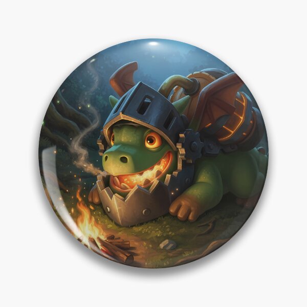 Item preview, Clash Royale Inferno Dragon Cozy Campfire Art designed and sold by Drip stamp.