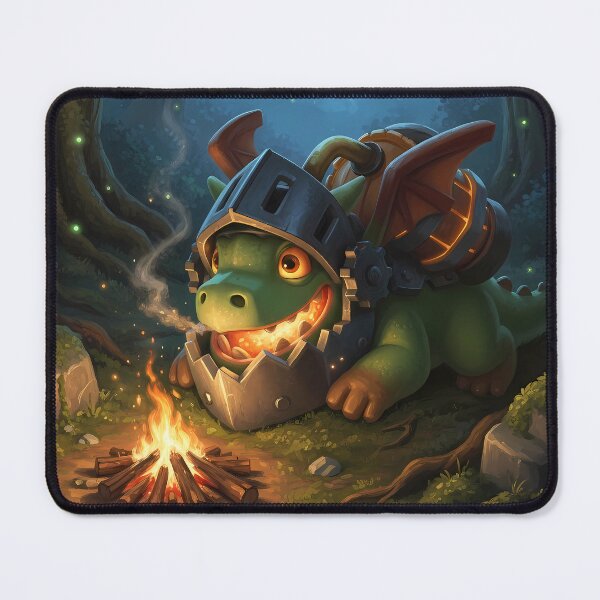 Item preview, Clash Royale Inferno Dragon Cozy Campfire Art designed and sold by Drip stamp.