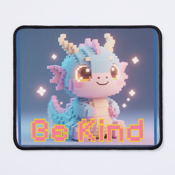 Item preview, Cute Voxel Dragon – Baby Cube Fantasy Creature designed and sold by LunarDraft.