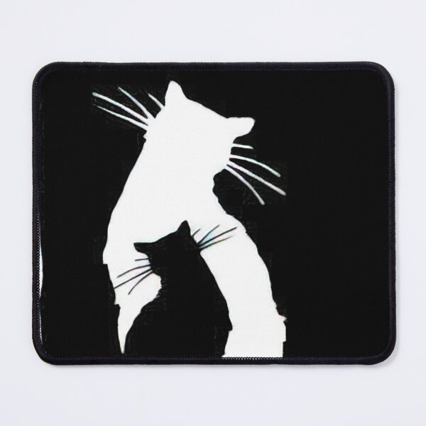 Item preview, Silhouette of Two Cats designed and sold by Zetticci.