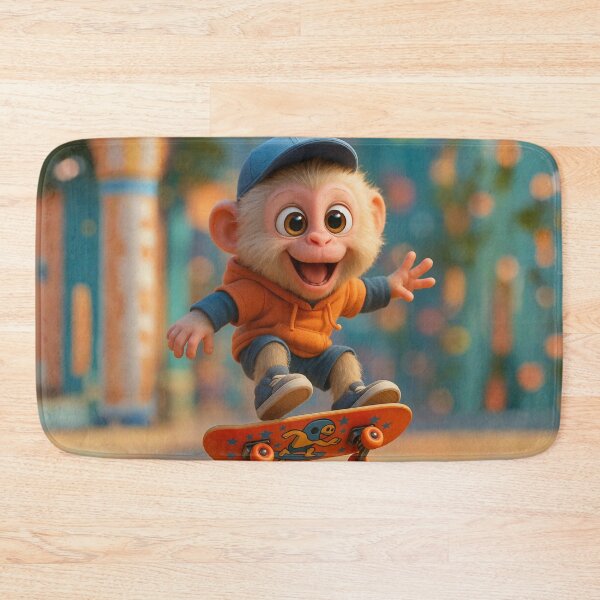 Item preview, Skater Japanese Macaque designed and sold by Sillytoe.