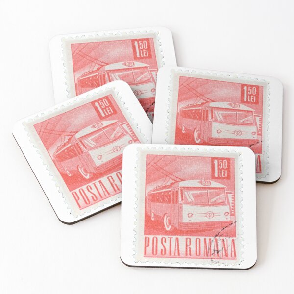Item preview, Posta Romana Red Postage Stamp designed and sold by red-amber65.