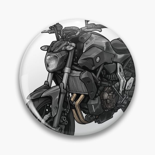 Item preview, Yamaha MT-07 2014-2016 (Matte Gray) for Motorcycle Riders designed and sold by MotoApparelHub.