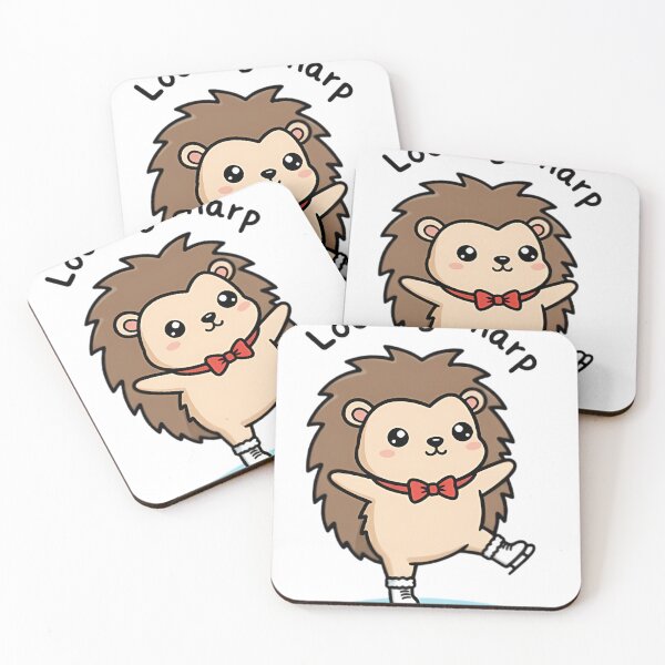 Item preview, Looking Sharp Hedgehog - Funny Figure Skating Pun designed and sold by Hooi-Boon-Sin.