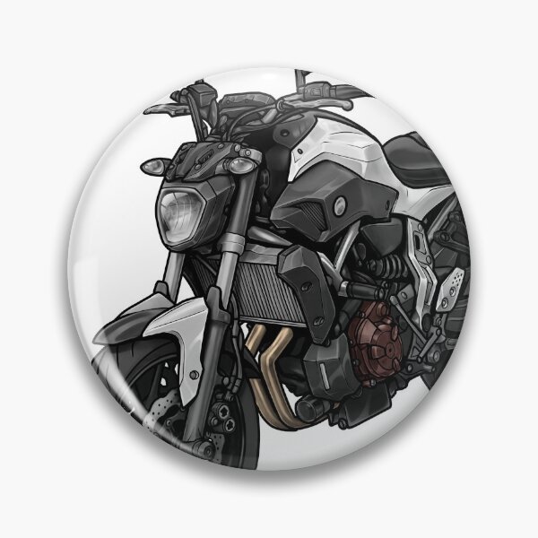 Item preview, Yamaha MT-07 2014-2015 (Pearl White) for Motorcycle Riders designed and sold by MotoApparelHub.