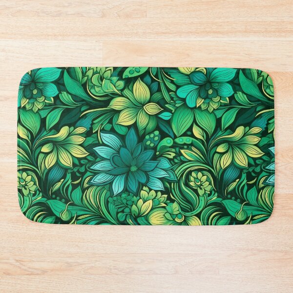 Item preview, Cute Flower Pattern-- Florist Bouquet Birth Flower - Green Floral   designed and sold by RoyalStarsPatts.