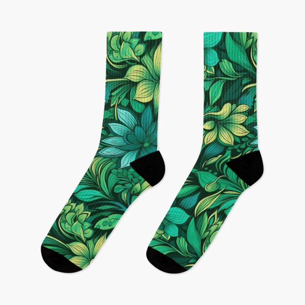 Item preview, Cute Flower Pattern-- Florist Bouquet Birth Flower - Green Floral   designed and sold by RoyalStarsPatts.
