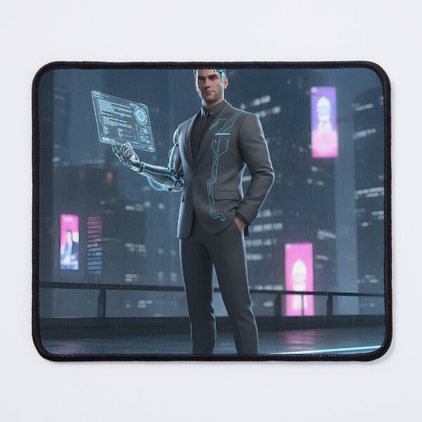 Item preview, Cyborg Executive: Futuristic Vision designed and sold by NeoRenderAssets.