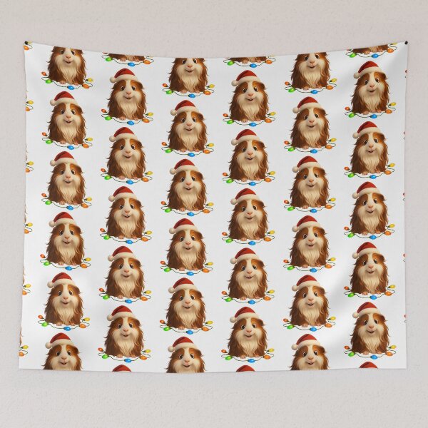 Item preview, Christmas Peruvian Guinea Pig designed and sold by Sillytoe.