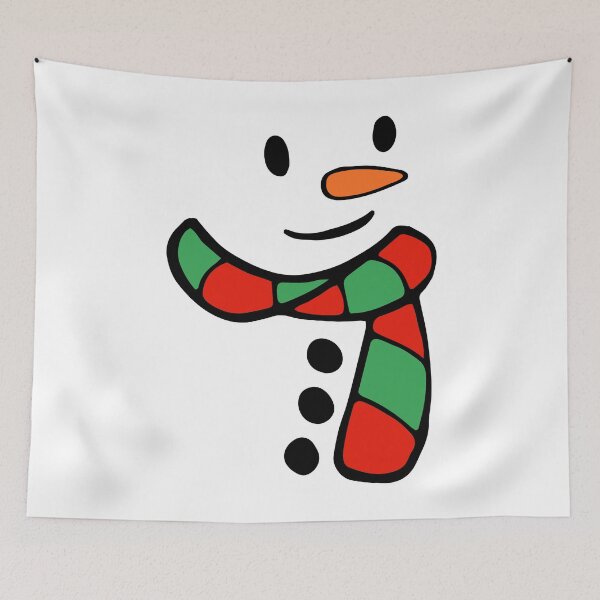 Item preview, Cute Winter Snowman Face designed and sold by AdelinaPi.