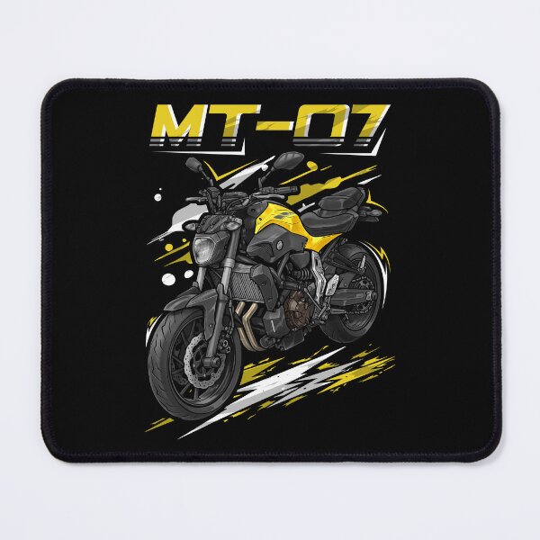 Item preview, Yamaha MT-07 2016 (Extreme Yellow) for Motorcycle Riders designed and sold by MotoApparelHub.