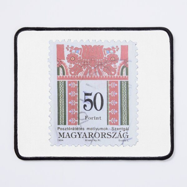 Item preview, Magyar Hungary Pink Crest Vintage Postage Stamp designed and sold by red-amber65.