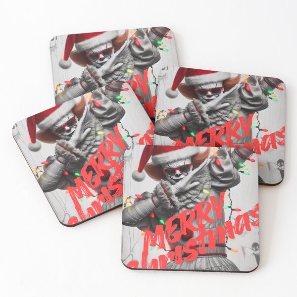 Item preview, "Merry Creepmas: Pennywise Decks the Halls with Dread" designed and sold by Print Fiction.