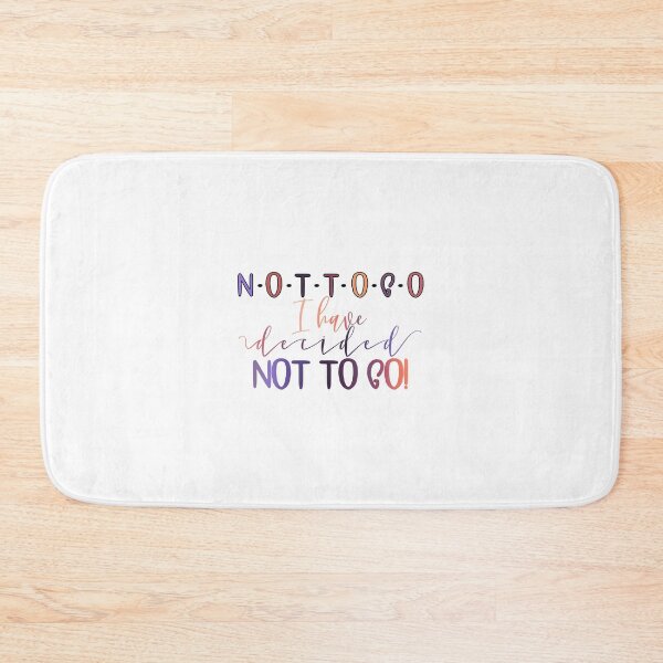 Item preview, NOT TO GO designed and sold by PurdyCDesigns1.