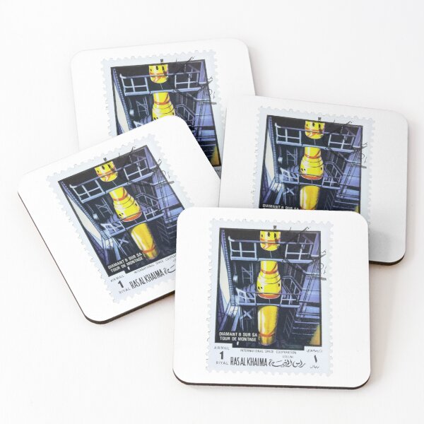 Item preview, Space Rocket Vintage Postage Stamp designed and sold by red-amber65.