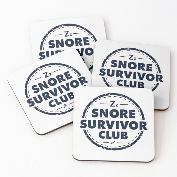 Item preview, Snore Survivor Club – Funny Sleep Humor Badge Design designed and sold by rustyroofco.