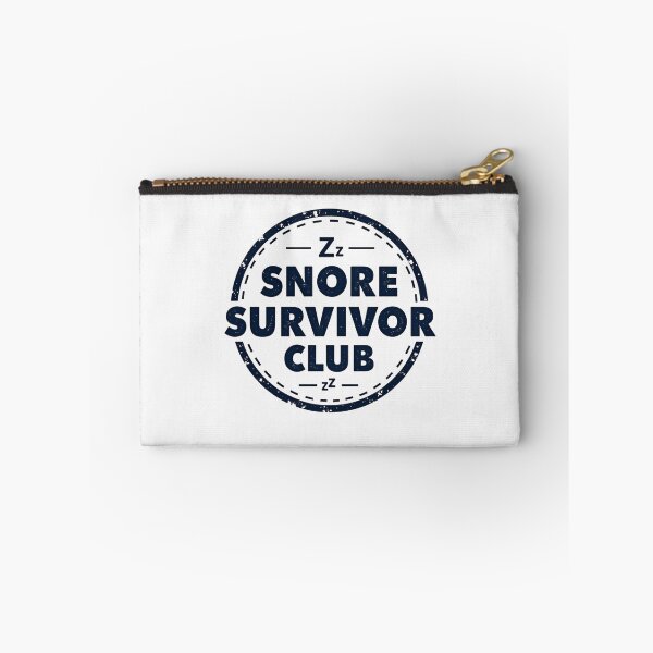 Item preview, Snore Survivor Club – Funny Sleep Humor Badge Design designed and sold by rustyroofco.