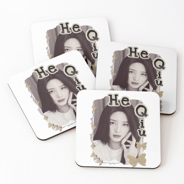 Item preview, He Qiu (何秋) Chinese Actress Art Chinese Celebrity Illustration Scrapbook Collage Cozy Y2K Vintage Design designed and sold by HELL0WBELLO.
