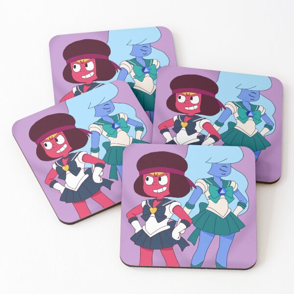 Item preview, Sailor Ruby and Sailor Sapphire designed and sold by leabostwick.