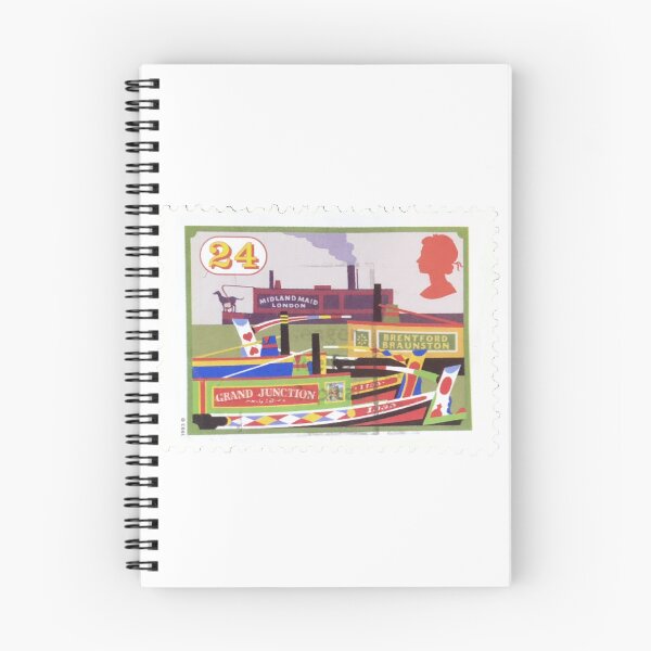 Artikelvorschau, Britische Lastkähne Vintage Briefmarke entworfen und verkauft von red-amber65.