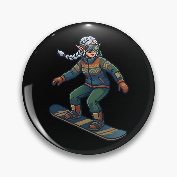 Item preview, Cool elf on a snowboard designed and sold by ReneMM.