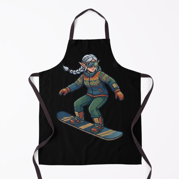Item preview, Cool elf on a snowboard designed and sold by ReneMM.
