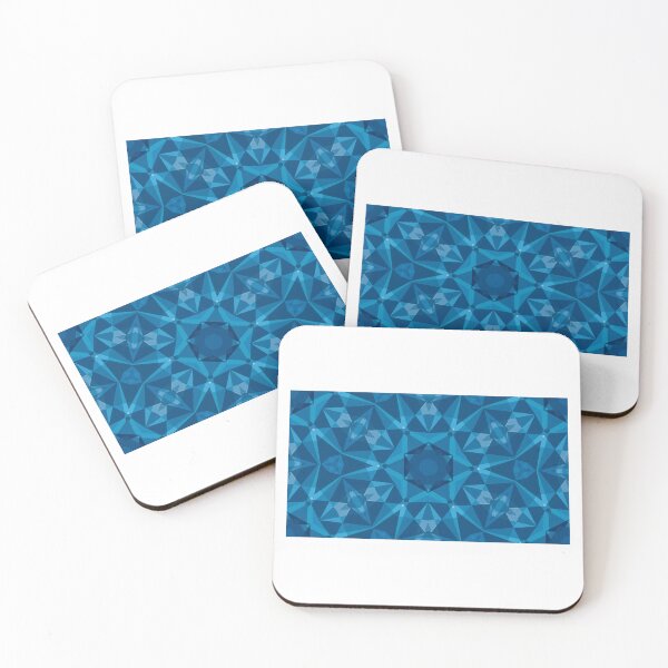 Item preview, Cute Blue Mandala Pattern- Colorful Abstract Geometric Pattern  designed and sold by RoyalStarsPatts.