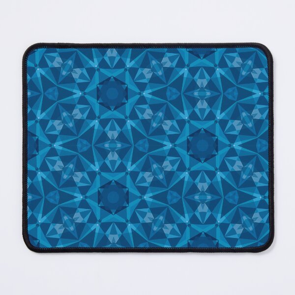 Item preview, Cute Blue Mandala Pattern- Colorful Abstract Geometric Pattern  designed and sold by RoyalStarsPatts.