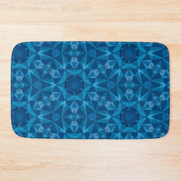 Item preview, Cute Blue Mandala Pattern- Colorful Abstract Geometric Pattern  designed and sold by RoyalStarsPatts.