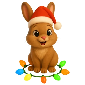 Artwork thumbnail, Christmas Rabbit by Sillytoe
