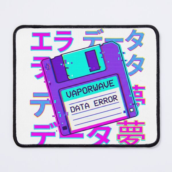 Item preview, Vaporwave Floppy Disk - Retro 90s Glitch Art designed and sold by Doorshan.