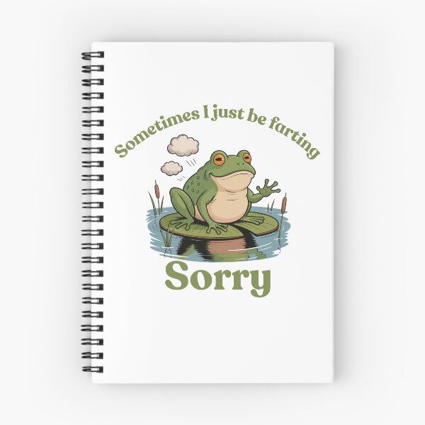 Item preview, "Sometimes I just be farting" frog designed and sold by Chris-graphics-art.