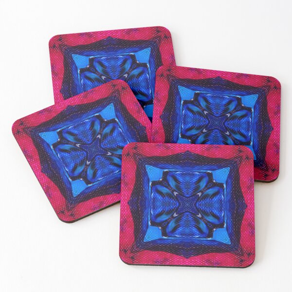 Item preview, Wooven Around My Blue Sky- Fabric Pattern - Pink Blue designed and sold by RoyalStarsPatts.