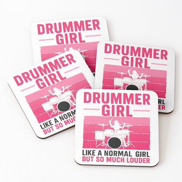 Item preview, Best Drummer Girl Art For Women Drumming Percussion Drumsd designed and sold by hemagamo.