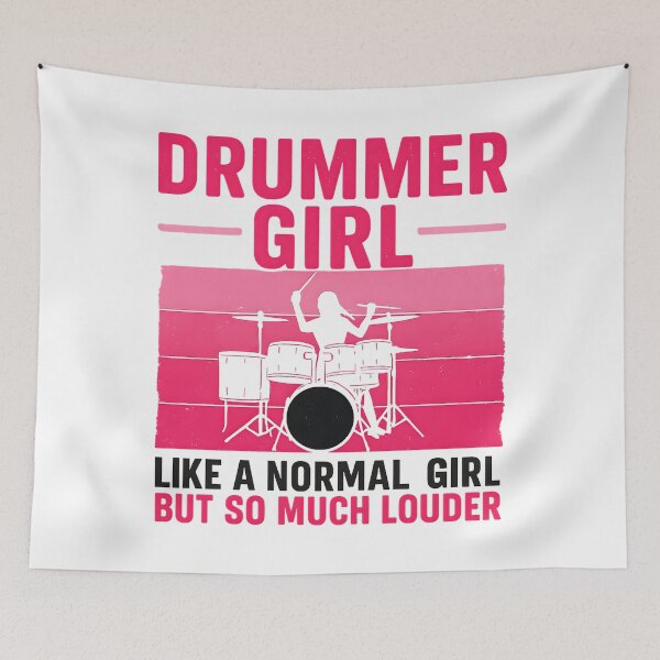 Item preview, Best Drummer Girl Art For Women Drumming Percussion Drumsd designed and sold by hemagamo.