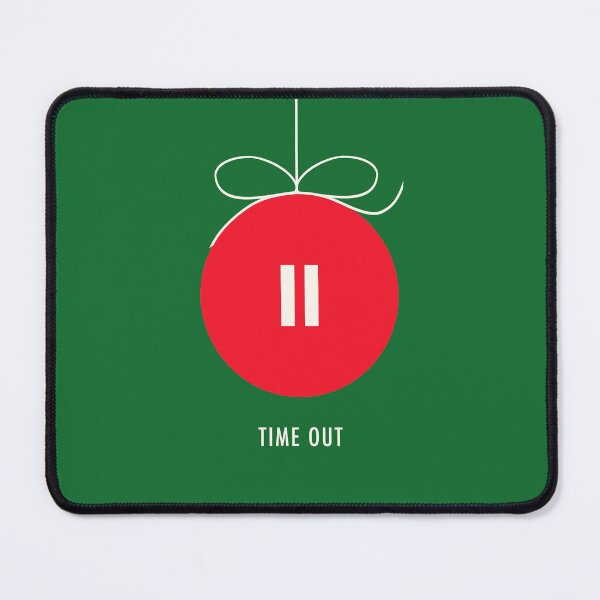 Item preview, Time out Christmas pause ornament – minimalist holiday design designed and sold by It's all about SHE.