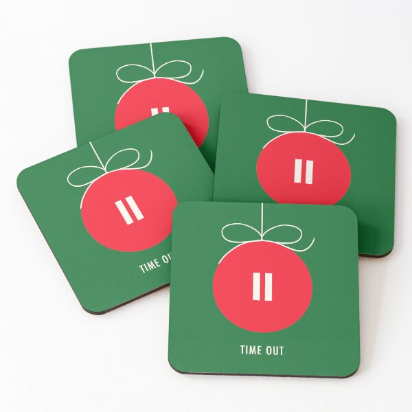 Item preview, Time out Christmas pause ornament – minimalist holiday design designed and sold by It's all about SHE.