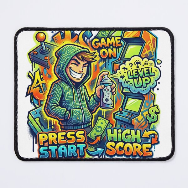 Item preview, Graffiti Gamer with Circuit Hoodie designed and sold by newvisionart191.
