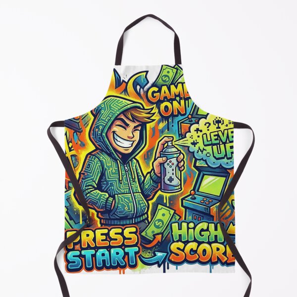 Item preview, Graffiti Gamer with Circuit Hoodie designed and sold by newvisionart191.
