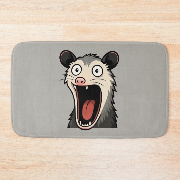 Item preview, Funny Big Mouth Possum – Screaming Animal Madness Illustration designed and sold by Ivy-Triggs.
