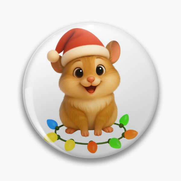 Item preview, Christmas Roborovski Hamster designed and sold by Sillytoe.