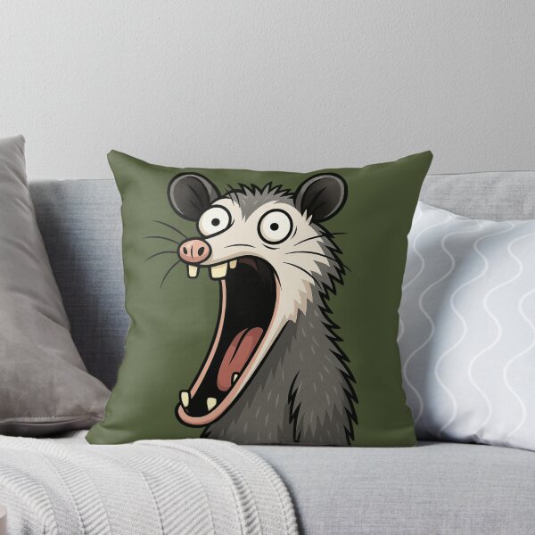 Item preview, Hysterical Screaming Possum – Big Mouth Cartoon Creature designed and sold by Ivy-Triggs.