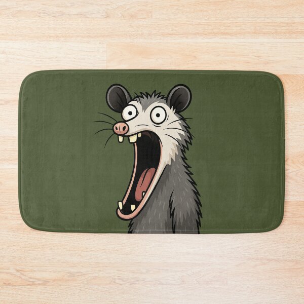 Item preview, Hysterical Screaming Possum – Big Mouth Cartoon Creature designed and sold by Ivy-Triggs.